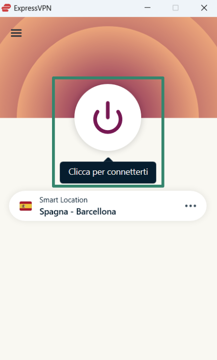 Connecting to ExpressVPN on Windows.