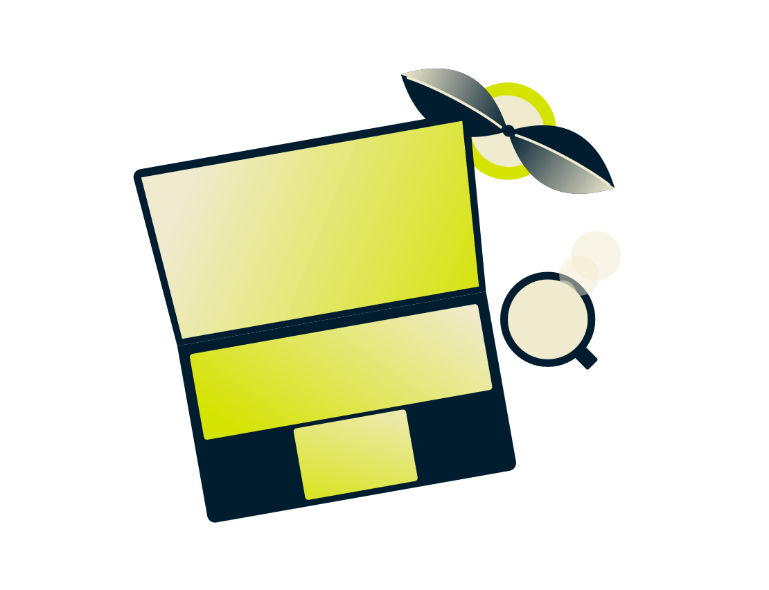 Tor-Zwiebel-Symbol auf einem Laptop.