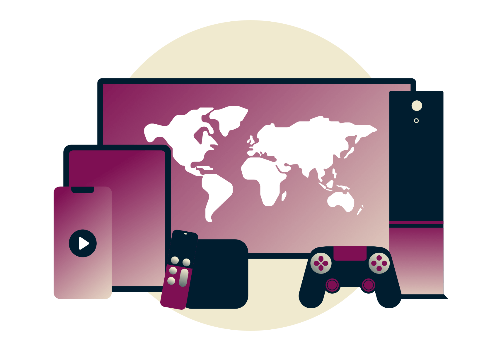 US Netflix på en computerskærm.