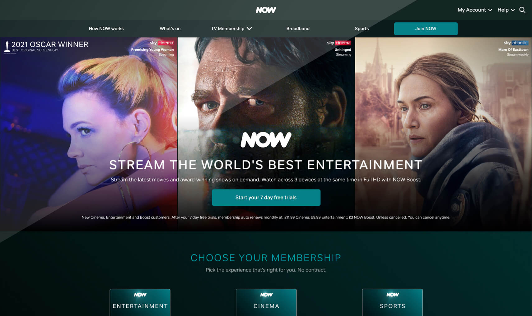 Now TVスクリーンショット