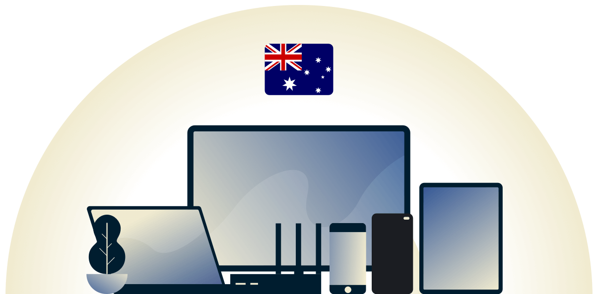 Australia VPN beskytter en rekke enheter.