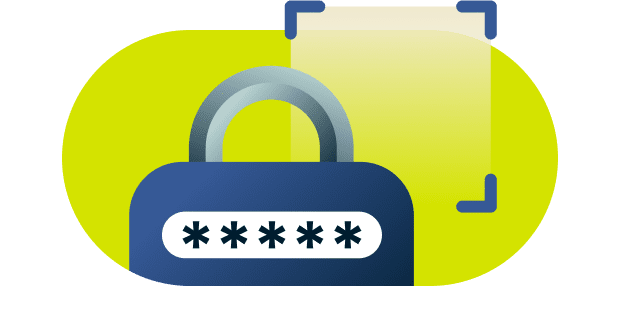 ExpressVPN Keys/password manager biometric unlock lozenge