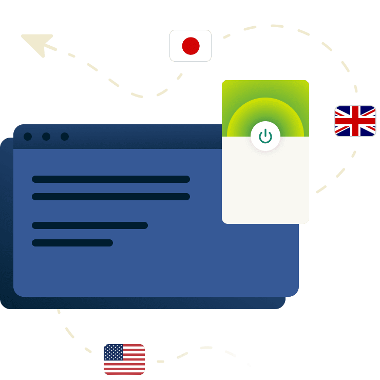 Bruk ExpressVPNs nettleserutvidelse for et grafisk brukergrensesnitt.